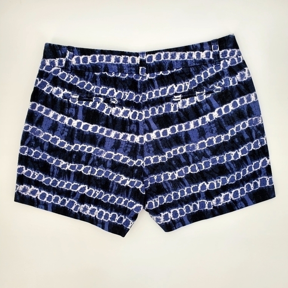 J.Crew Factory Women's Tie Dye Linen Cotton Blend Casual Shorts - Picture 3 of 7